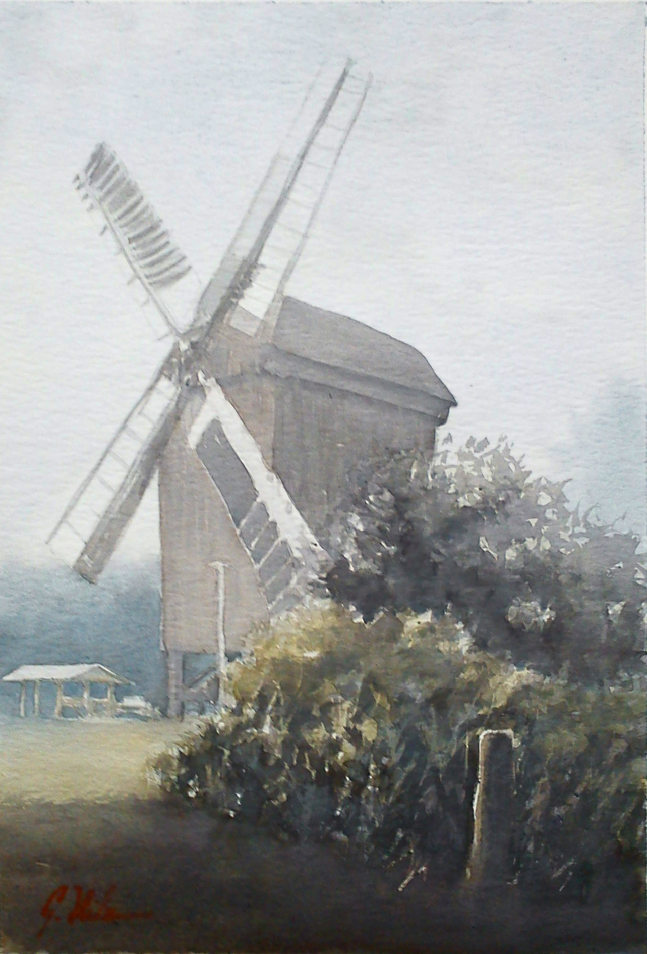 Bockwindmühle-Borne