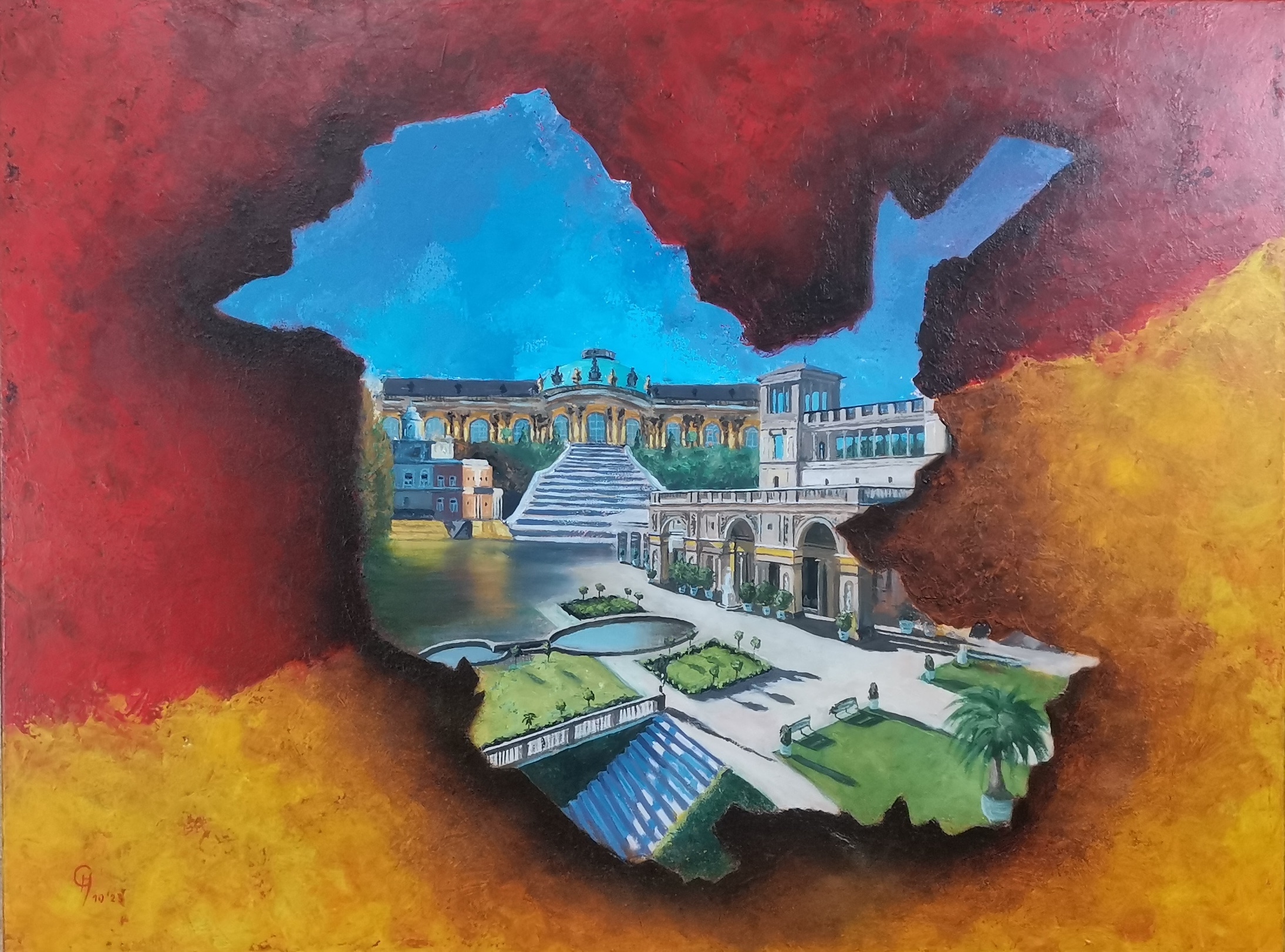 Sanssouci, Acryl auf Leinwand, 60 x 80 cm
🟢 VERFÜGBAR