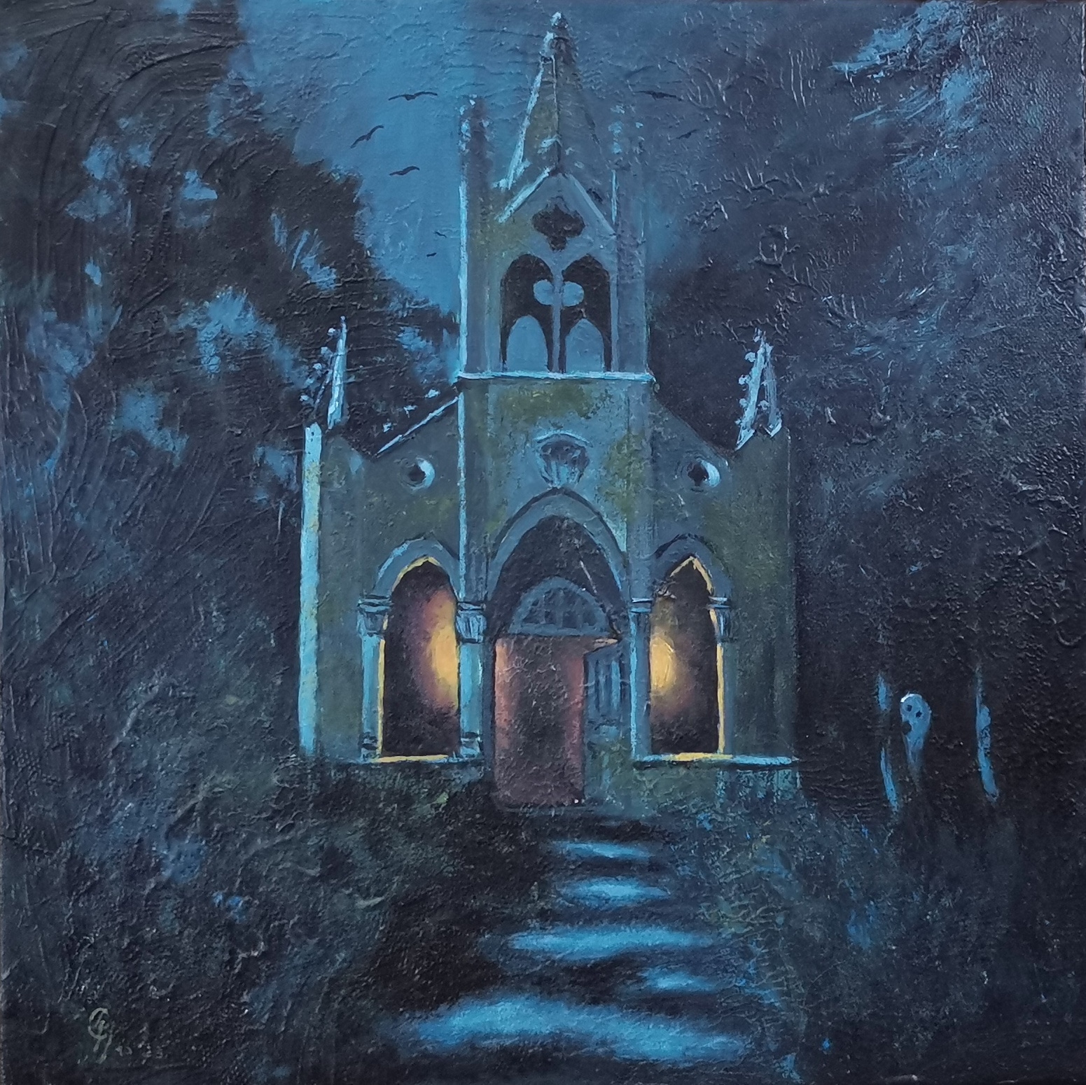 Happy Halloween, Acryl auf Leinwand, 40 x 40 cm
🟢 VERFÜGBAR