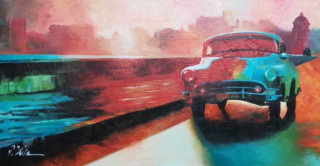 Havana sunset, Acryl auf Leinwand, 50 x 100 cm
🟢 VERFÜGBAR
