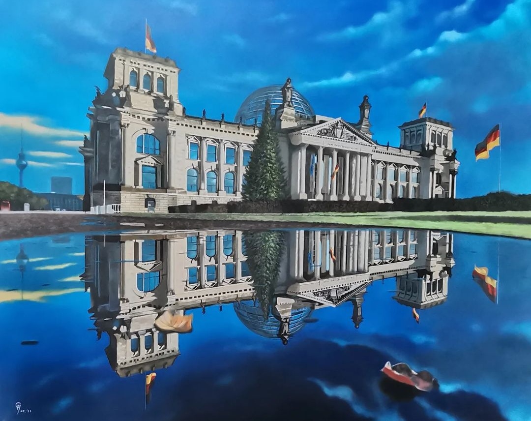 Reichstag,Acryl auf Leinwand, 80 x 100 cm
🔴 VERKAUFT