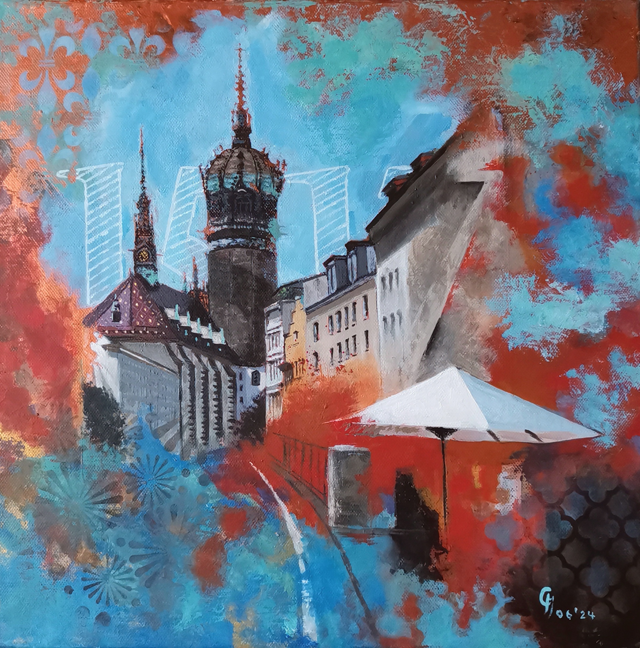 Wittenberg #2, Acryl auf Leinwand, 40 x 40 cm
🟢 VERFÜGBAR