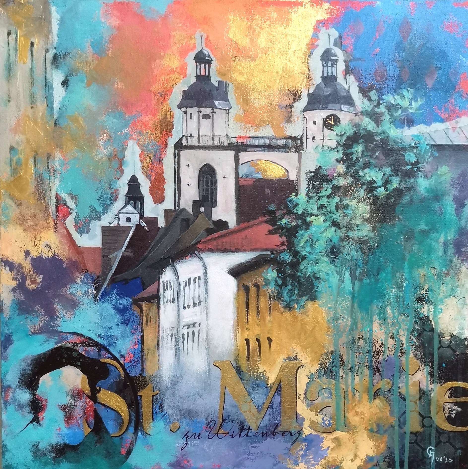Wittenberg #3, Acryl auf Leinwand, 50 x 50 cm
🟢 VERFÜGBAR
