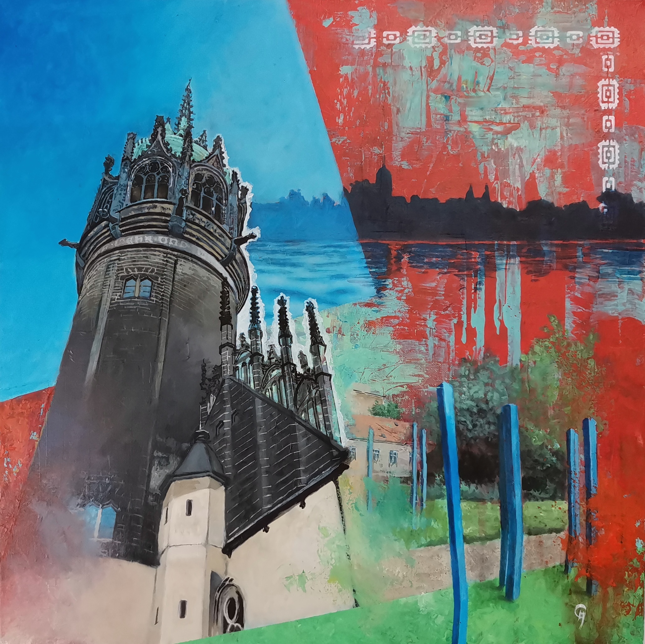 Wittenberg #4, Acryl auf Leinwand, 50 x 50 cm
🟢 VERFÜGBAR