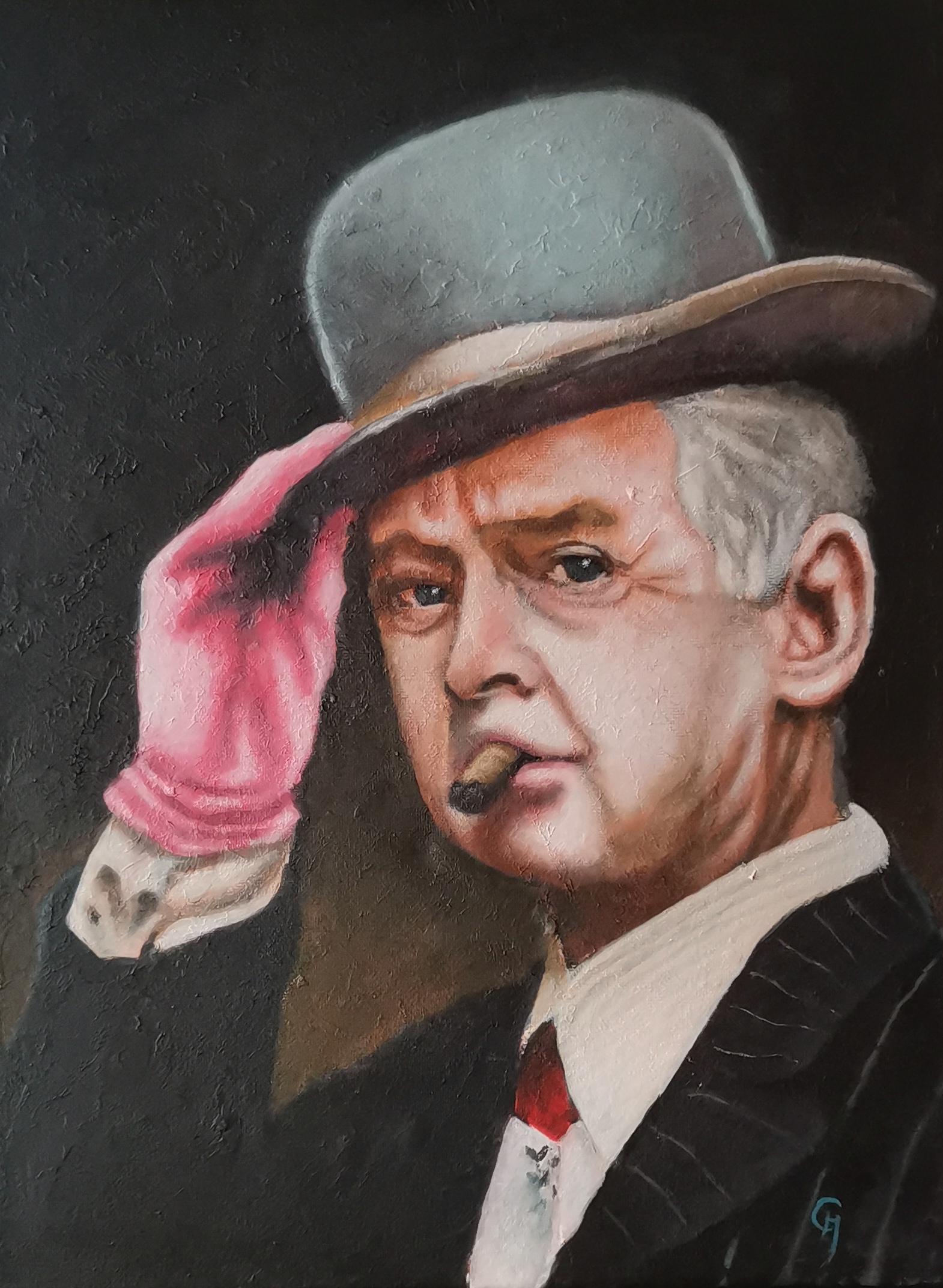 Egon Olsen, Acryl auf Leinwand, 30 x 40 cm
🟢 VERFÜGBAR